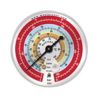 MASTERCOOL MANOMÉTER ÓRA MRH R22 ,R134A, R404A, R12 (PIROS)