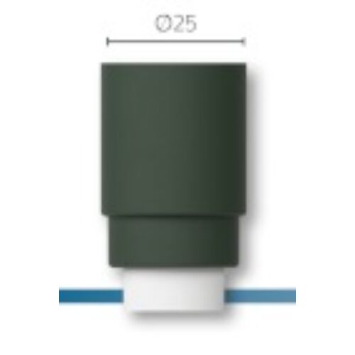 Cseppvízcső / Kondenzvízcső bogár elleni vágzáró Vecamco 25mm zöld 9899-216-01