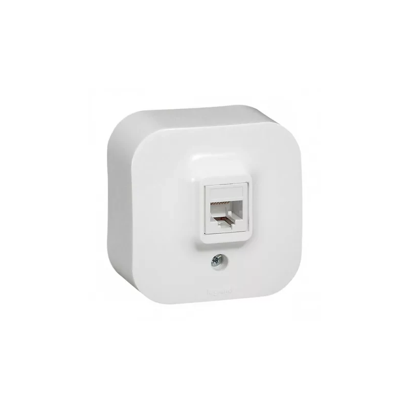 LEGRAND FORIX 1XRJ45 CAT5E UTP IP20 FEHÉR FALON KÍVÜLI INFORMATIKAI CSATLAKOZÓ 782424