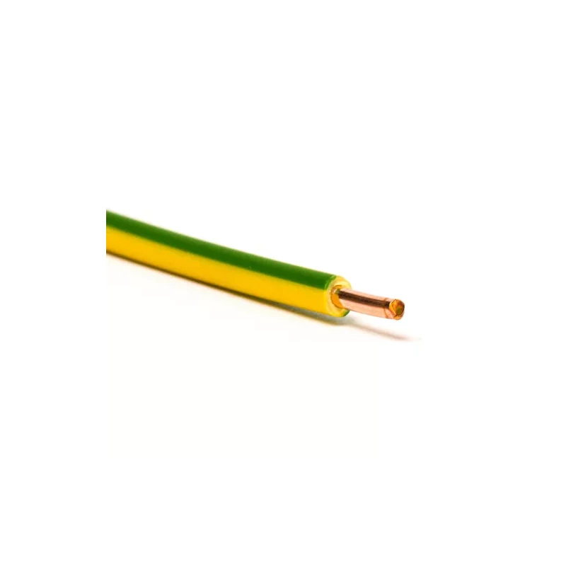 H07V-U (MCU) 1X1,5 MM2 ZÖLD/SÁRGA VEZETÉK