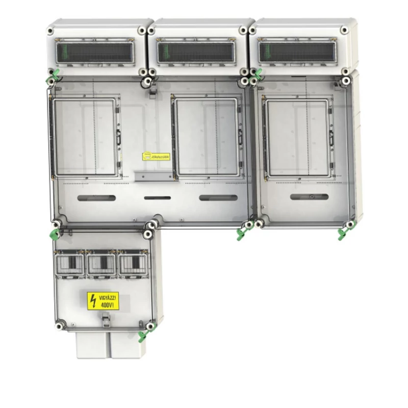 CSATÁRI PLAST PVT 7590 Á-V-H FM-K ÁK 2X1 / 2X3 F + VEZ. + H TAR. + ELM FÖLDK. FOGYASZTÁSMÉRŐ SZEKRÉNY