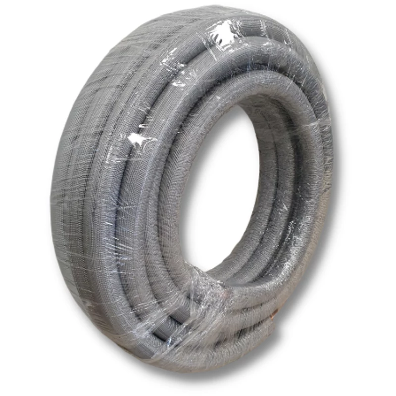 PE PLATINA 12X1MM (1/2") SZIGETELT LÁGY HŐSZIVATTYÚ RÉZCSŐ 13MM-ES UV-ÁLLÓ SZIGETELÉSSEL (25FM/TEKERCS) CYBERCON