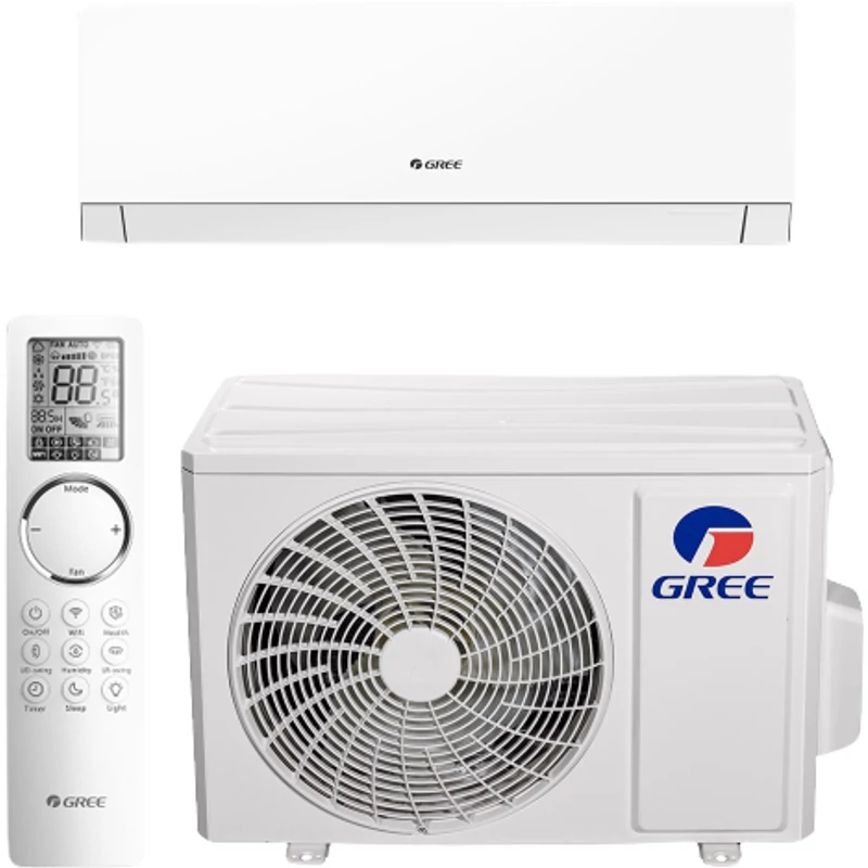 GREE SMART R (GWH12AUCXB-K6DNA2A/I / GWH12AUCXB-K6DNA1A/O) KLÍMA MONO OLDALFALI SZETT 3,5KW