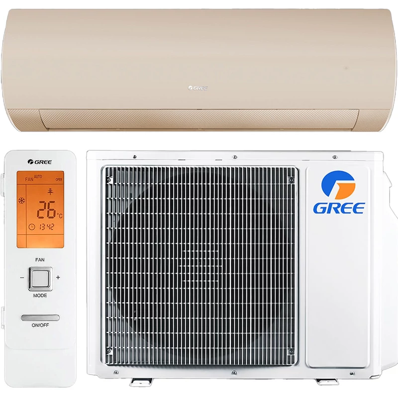 GREE CHAMPAGNE X (GWH09ACC-S6DBA1A/I / GWH09ACC-S6DBA1A/O) KLÍMA MONO OLDALFALI SZETT 2,5KW