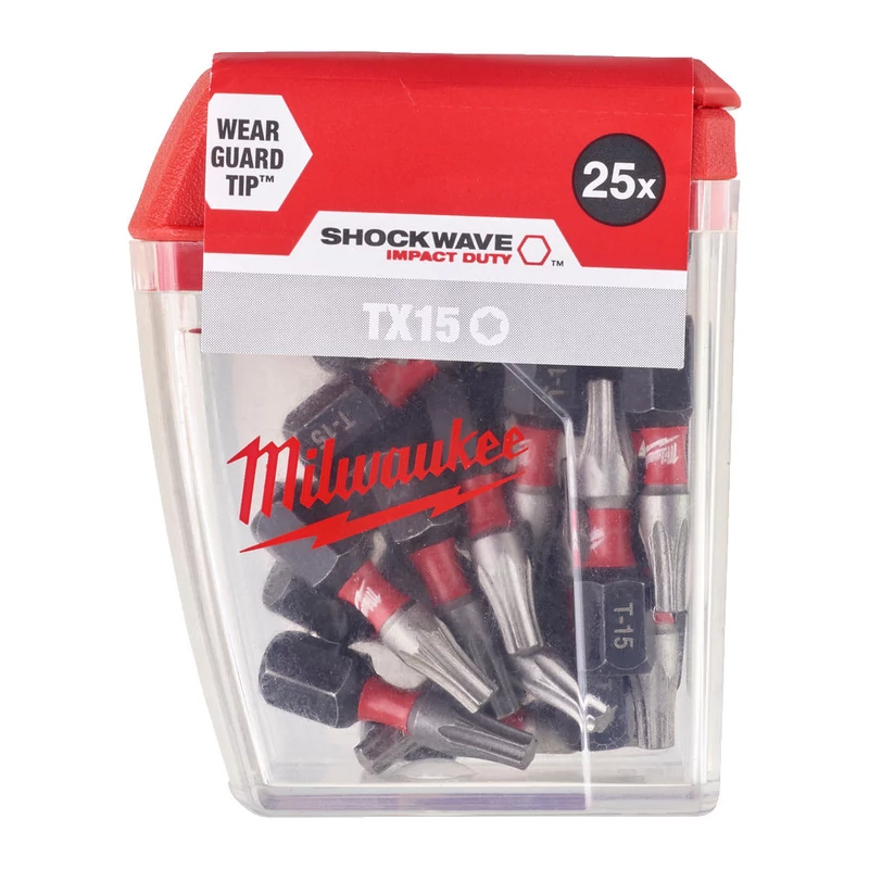 MILWAUKEE SHOCKWAVE BIT CD TX15 25MM ( 25 DB )
