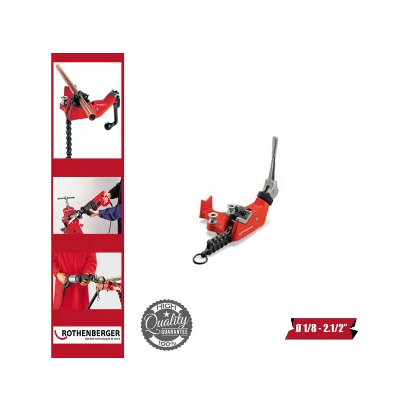 ROTHENBERGER LÁNCOS CSŐSATU D = 1/8 - 6* (10 - 165 MM) CSÖVEKHEZ 7.0715
