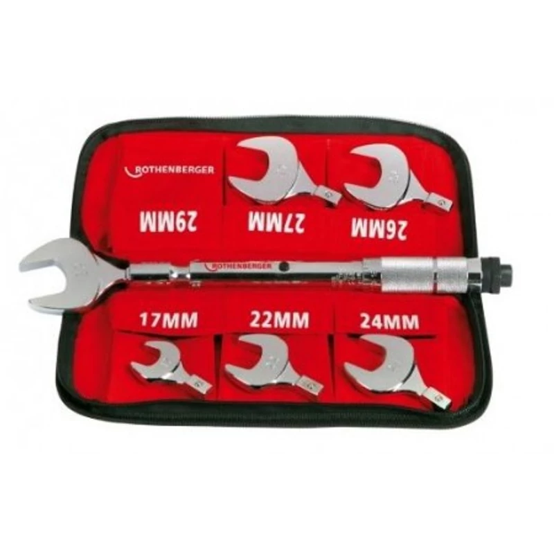 ROTHENBERGER NYOMATÉKKULCS KÉSZLET 17 - 22 - 24 - 26 - 27 - 29 MM 175001
