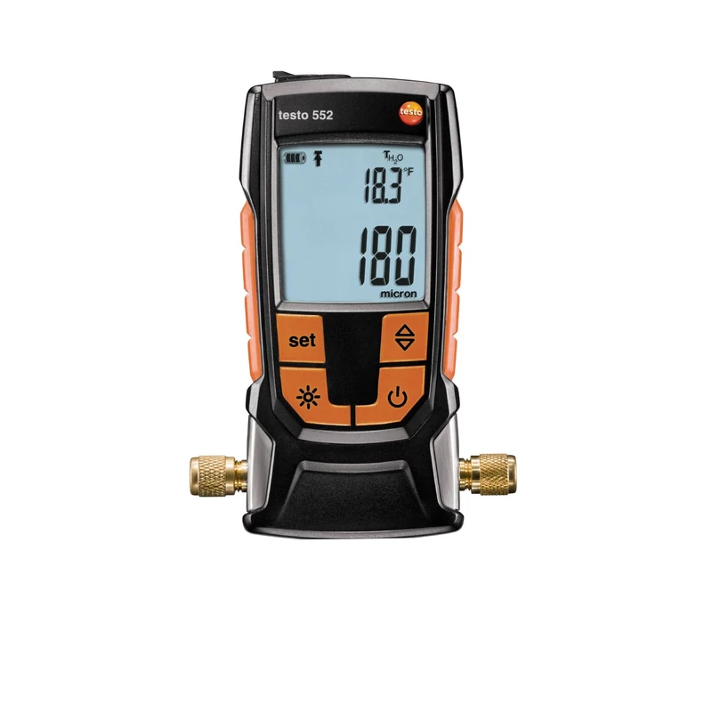 TESTO 552 DIGITÁLIS VÁKUUMMÉRŐ BLUETOOTH KAPCSOLATTAL 0560 5522