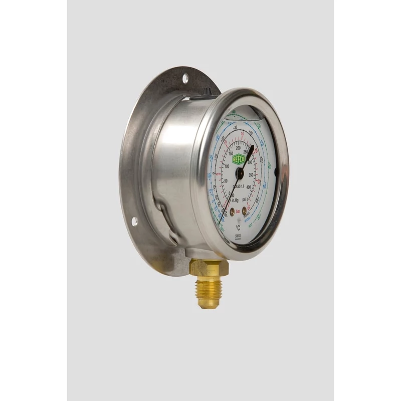 REFCO 7870443 ++MR-205-DS-R22++ 1/4* SÜLLY. OLAJ CSILL. 63 MM MANOMÉTER ÓRA
