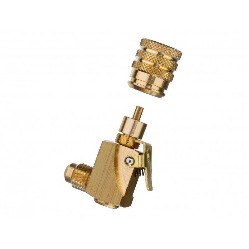 REFCO V-35412 R410A (90°) GYORSCSATLAKOZÓ SCHRADER SZELEP 4666344