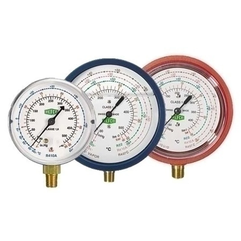 REFCO R3-220-DS-R22 4458843 1/8* NPT OLAJ CSILLAPÍTÓS 60 MM MANOMÉTER ÓRA