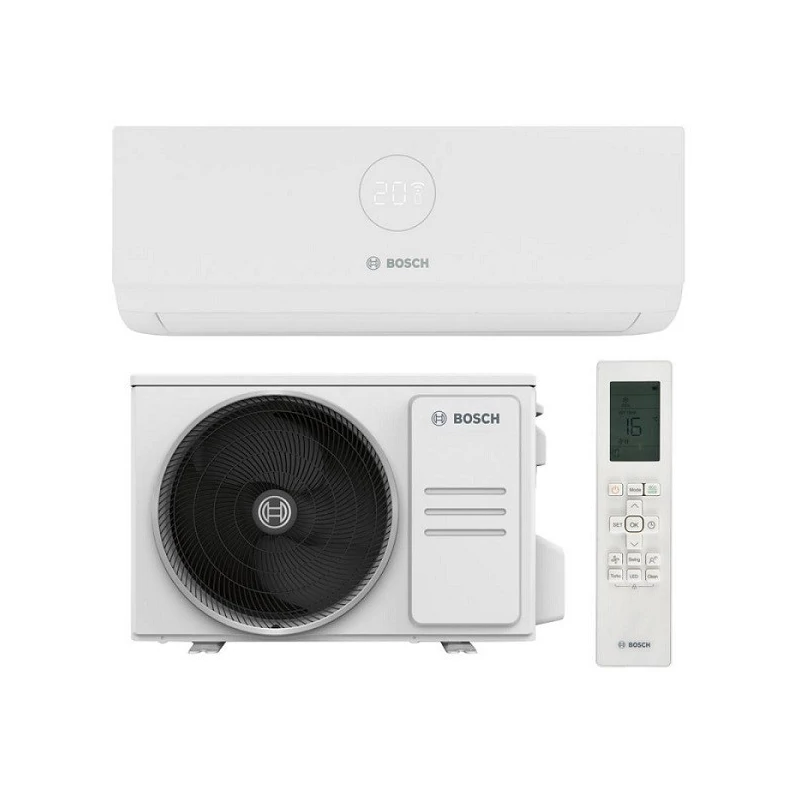 BOSCH CLIMATE 3000I 70WE (CL3000IU W 70 E / CL3000I 70 E) KLÍMA MONO OLDALFALI SZETT 7KW