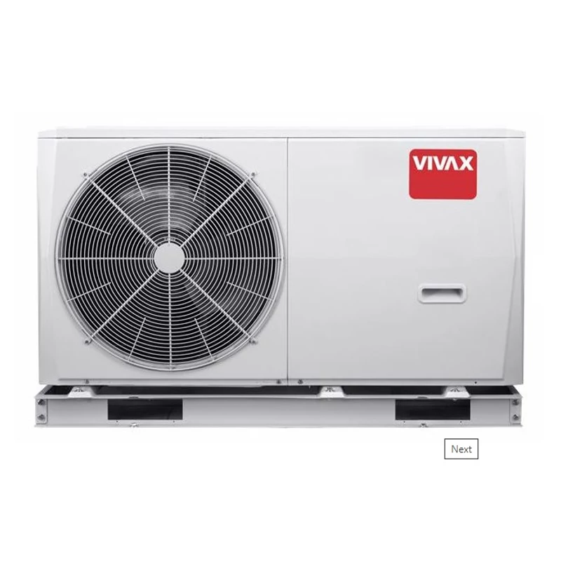 VIVAX HŐSZIVATTYÚ "MONOBLOKK" HPM-41CH120AERIS R32-3H9 3-FÁZISÚ, 12 KW, 9 KW EXTRA FŰTŐBETÉT