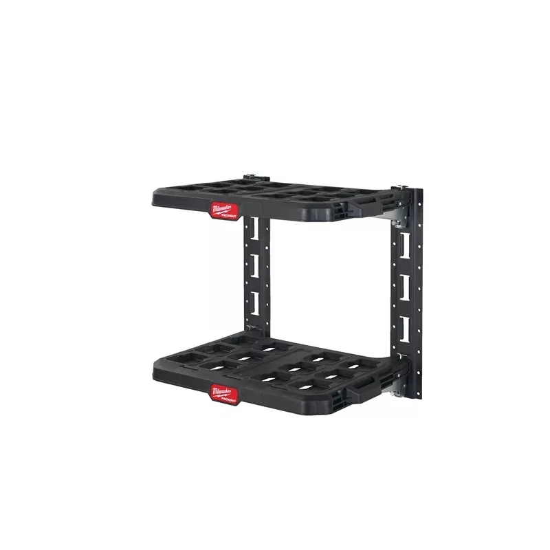 MILWAUKEE POLCRENDSZER PACKOUT RACING SYSTEM E-TRACK SZERELŐSÍNEKKEL