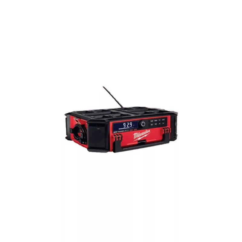 MILWAUKEE AKKUS RÁDIÓ/TÖLTŐ PACK OUT M18PRCDAB+-0 18V (AKKU, TÖLTŐ NÉLKÜL)