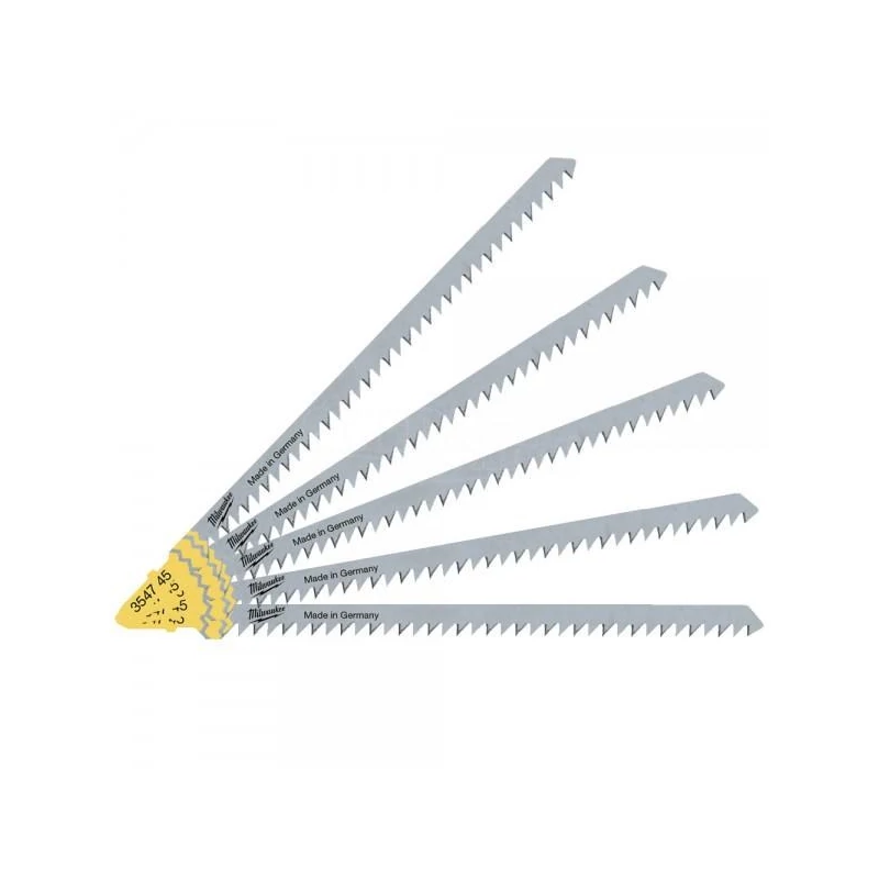 MILWAUKEE SZÚRÓFŰRÉSZLAP 155/4MM (FÁHOZ ÉS MŰANYAGHOZ) - 5 DB