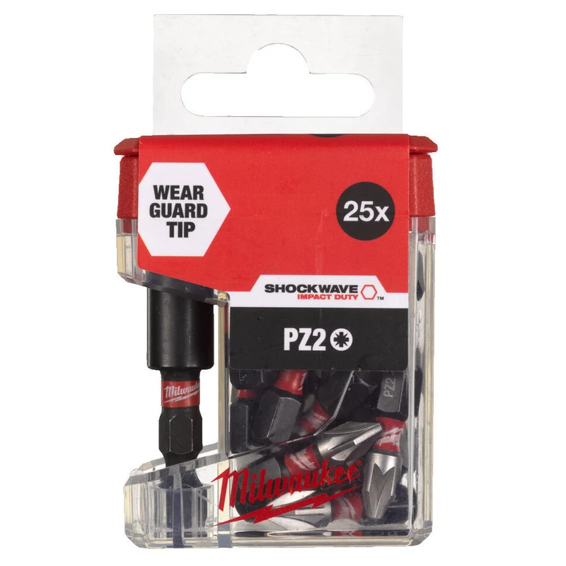 MILWAUKEE BITKÉSZLET TIC TAC PZ2 25MM BITTARTÓVAL 26 DB-OS