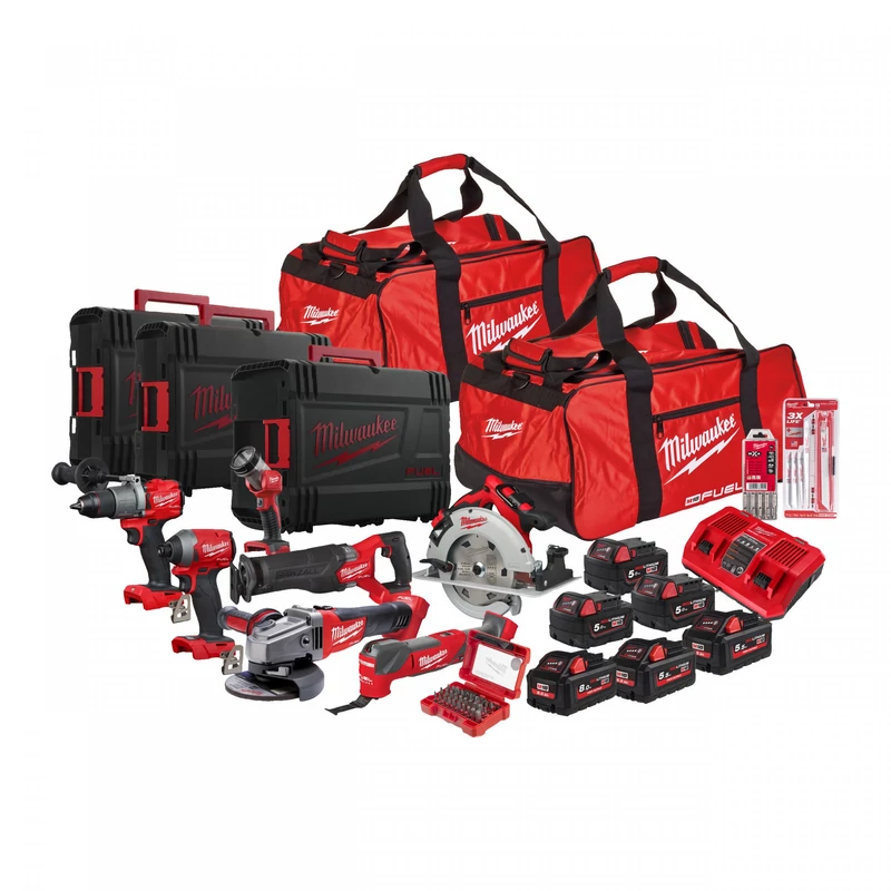 MILWAUKEE POWERPACK KÉSZLET M18PP8B-586P