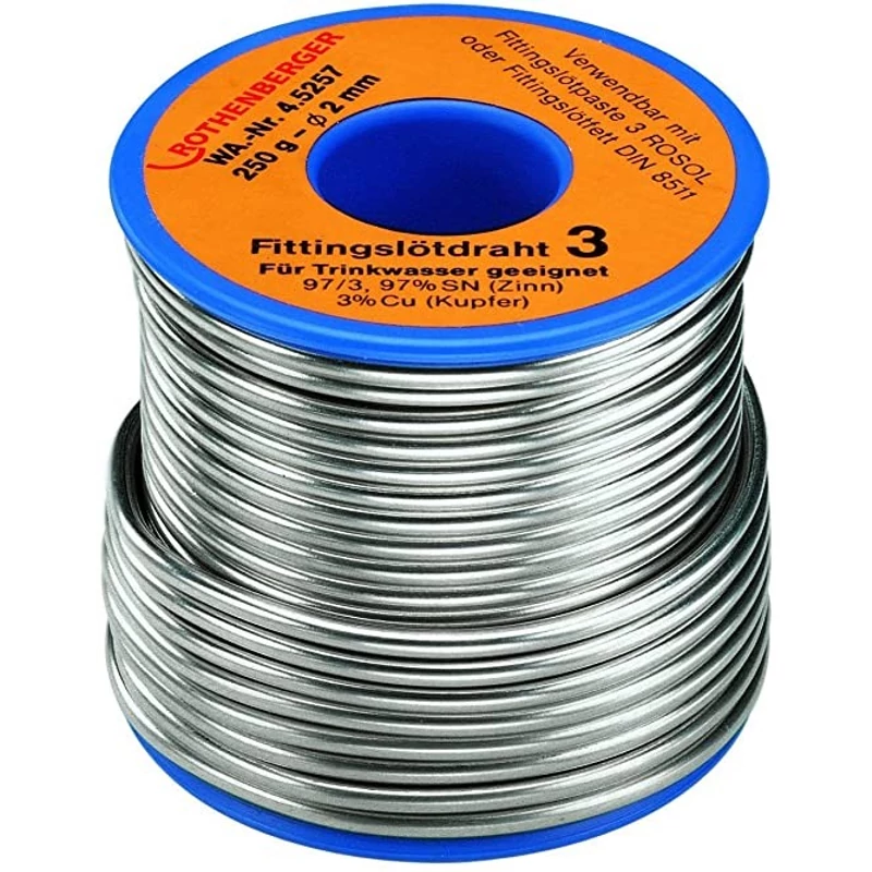 ROTHENBERGER FITTING FORRASZ ÓN 3, 3MM 250G ISO9453 45255