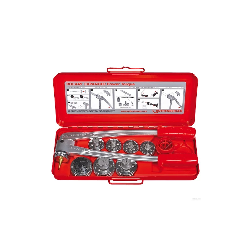 ROTHENBERGER CSŐTÁGÍTÓ KÉSZLET ROLOCK (EXPANDER) 10-12-15-16-18-22-28 MM 12537