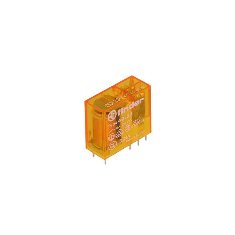 FINDER RELÉ 230V/AC 8A 2 VÁLTÓÉRINTKEZŐS (F40528230)