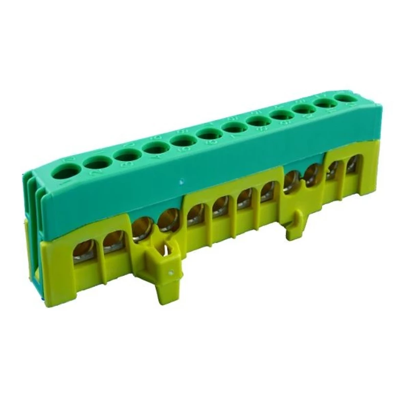POLLMANN PE12 12X10MM2 SZIGETELT ZÖLD FÖLDELŐ SÍN
