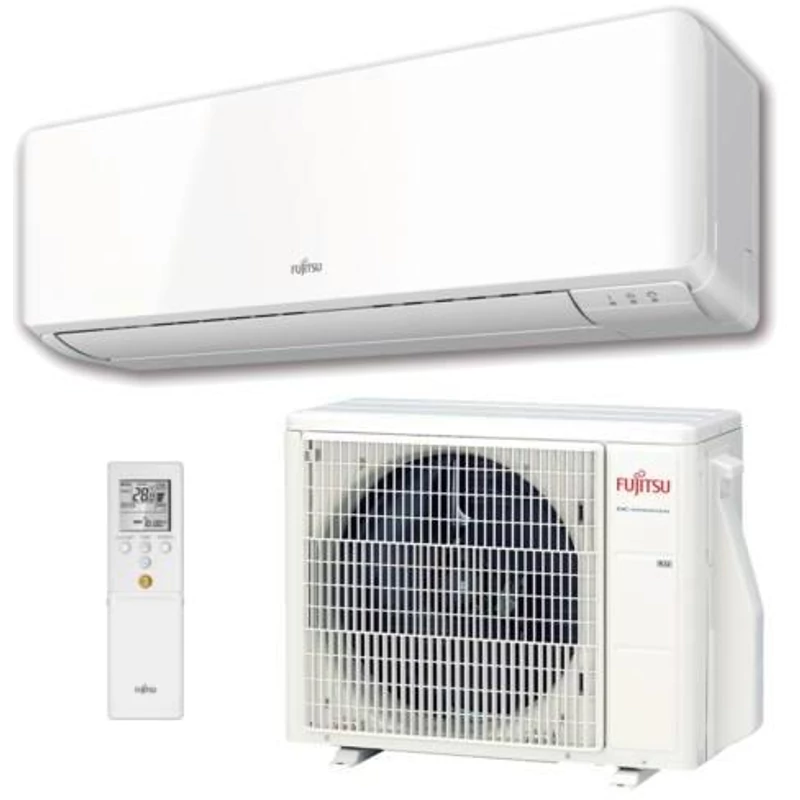 FUJITSU STANDARD (ASYG24KMTA / AOYG24KMTA) KLÍMA MONO OLDALFALI SZETT 7,1KW