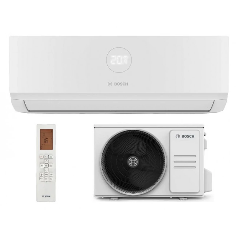 BOSCH CLIMATE 5000I 35 E (CL5000IU W 35 E / CL5000I 35 E) KLÍMA MONO OLDALFALI SZETT 3,5KW