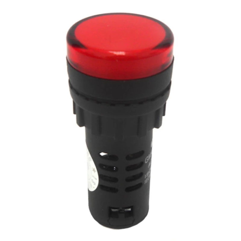 KONTROLLÁMPA 22MM PIROS AD56-22-R (401423) ELMARK