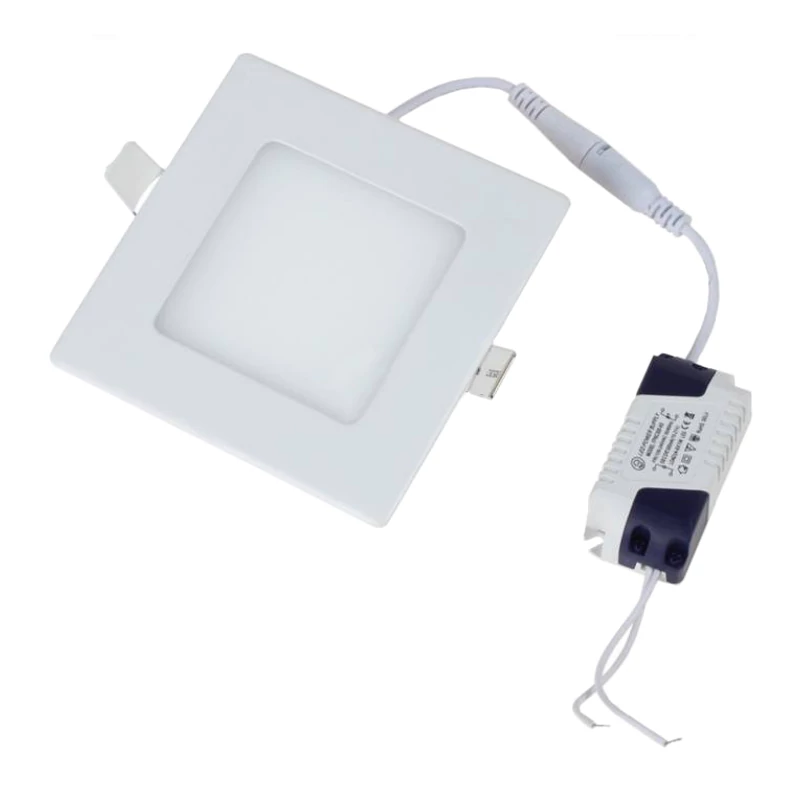 LED PANEL SZÖGLETES, 12W, SÜLLYESZTETT, 2700K MELEG FEHÉR DL2452