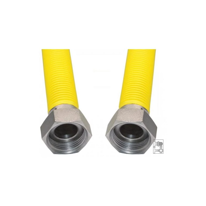 FLEXIBILIS BORDÁSCSŐ GÁZRA 1/2"-1/2" KB 50-100 SUPERFLEX / PAKTERMO