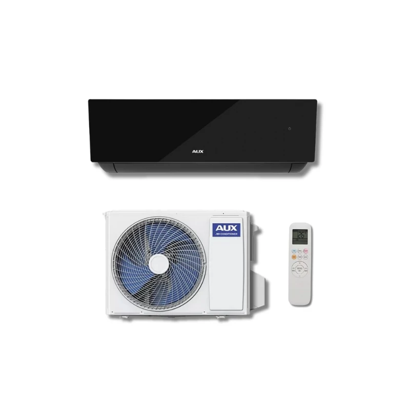 AUX J-SMART ART (AUX-12JP/I / AUX-12JP/O) (CSEPPTÁLCA FŰTÉS) MONO OLDALFALI KLÍMA SZETT FEKETE 3,5KW