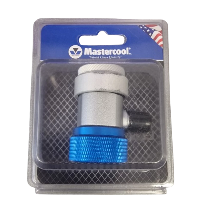 SZERVÍZCSATLAKOZÓ R134A KÉK 1/4" - 13mm KÜLSŐ MENET