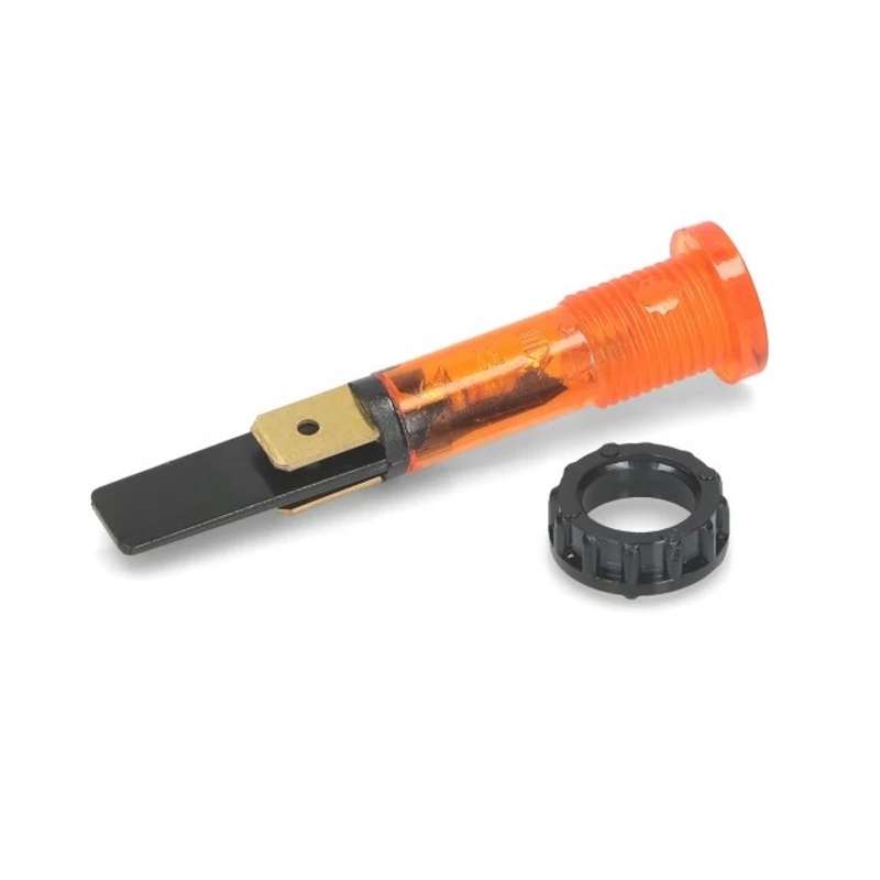 JELZŐFÉNY SÁRGA KEREK 230V FEJ Ø13,5MM, FURAT Ø10MM SWT724UN