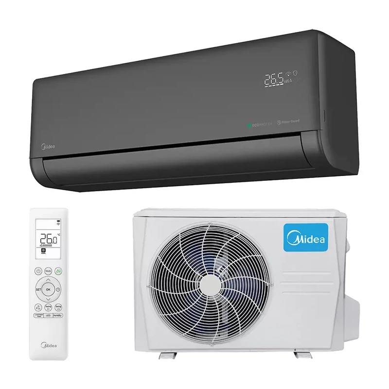 MIDEA SOL-12-BL-SP SOLSTICE (EZB-12RD6/I EZ-12RD6H/O) KLÍMA MONO OLDALFALI SZETT FEKETE 3,5KW