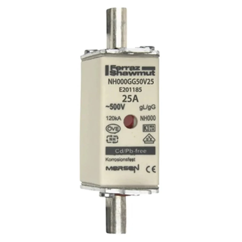 NH-000/00C 25A GL/GG KÉSES BIZTOSÍTÉK