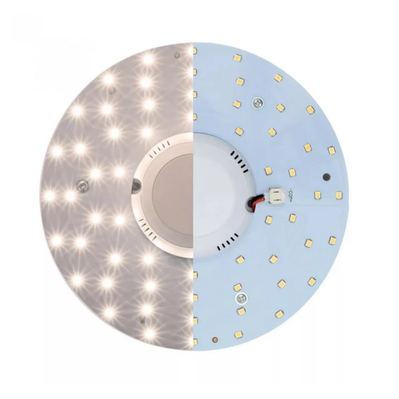 LED MODUL 12W, 2800K, 72DB SMD LED, UFO LÁMPÁBA MOZG.ÉRZ. LMS 12/165M MELEG FEHÉR HOME