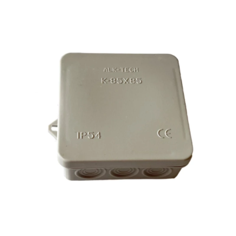 ALK-TECH KÖTŐDOBOZ 85X85X40MM SZÜRKE IP54