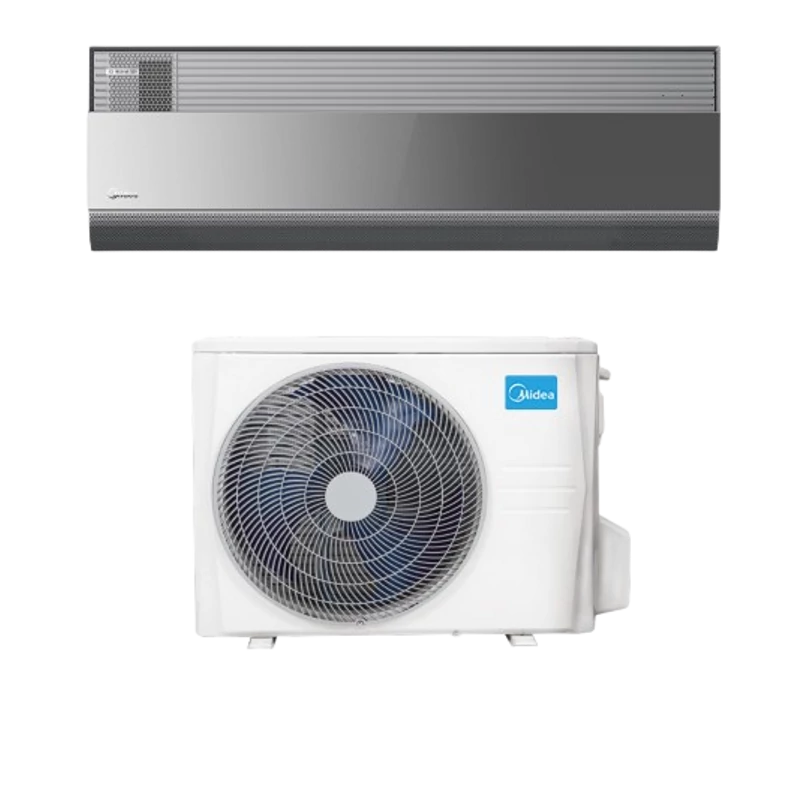 MIDEA GAIA MGA-09-GREY-SP (GAIA-09HRFN8-I-GREY / GAIA-09HRFN8-O) KLÍMA MONO OLDALFALI SZETT SZÜRKE 2,6KW
