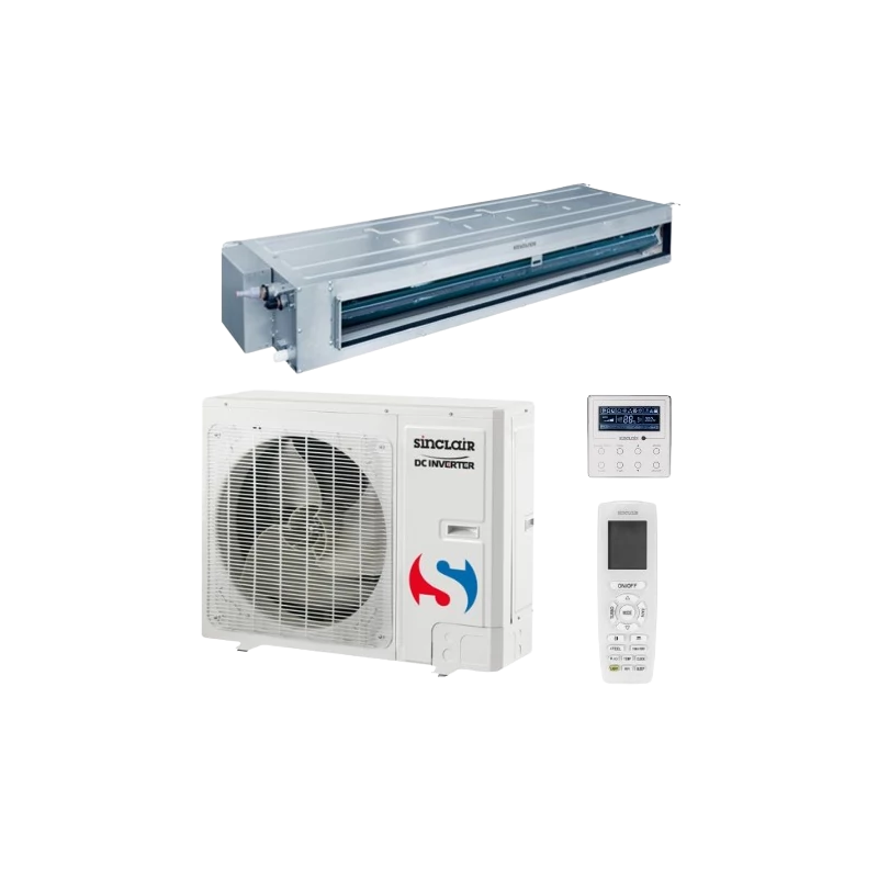 SINCLAIR UNI SPLIT (ASD-30BI/ASGE-30BI) KLÍMA INVERTER LÉGCSATORNÁZHATÓ MONOSPLIT SZETT 8KW