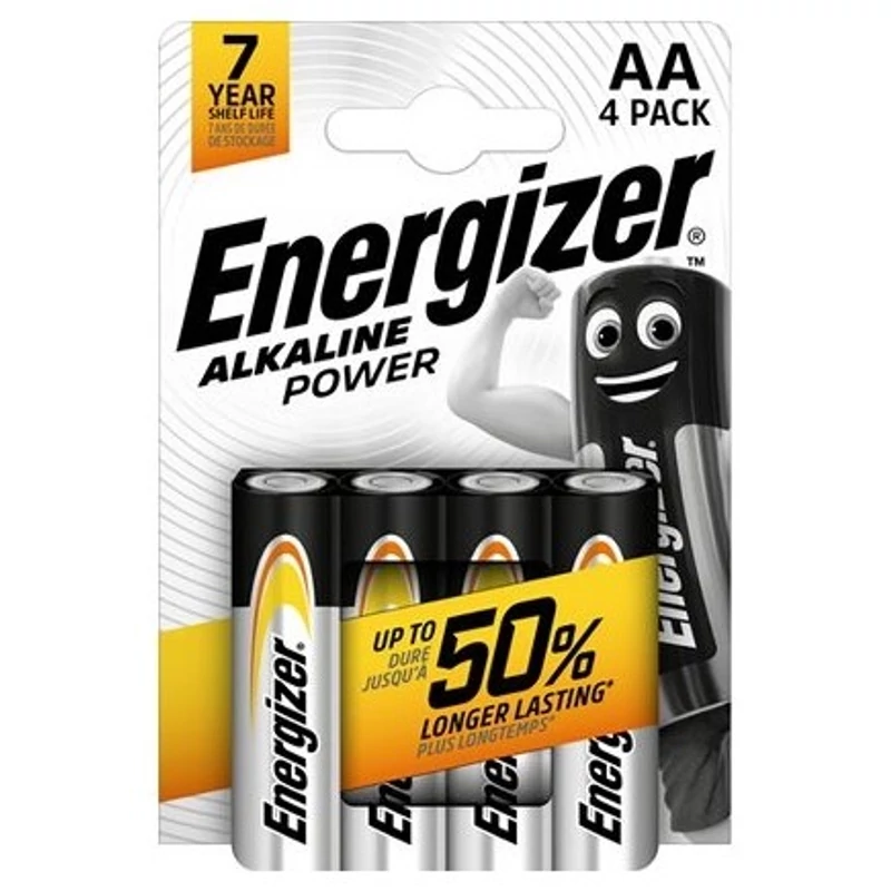 ENERGIZER POWER ALKÁLI CERUZA ELEM AA B4 (4DB/CSOMAG)