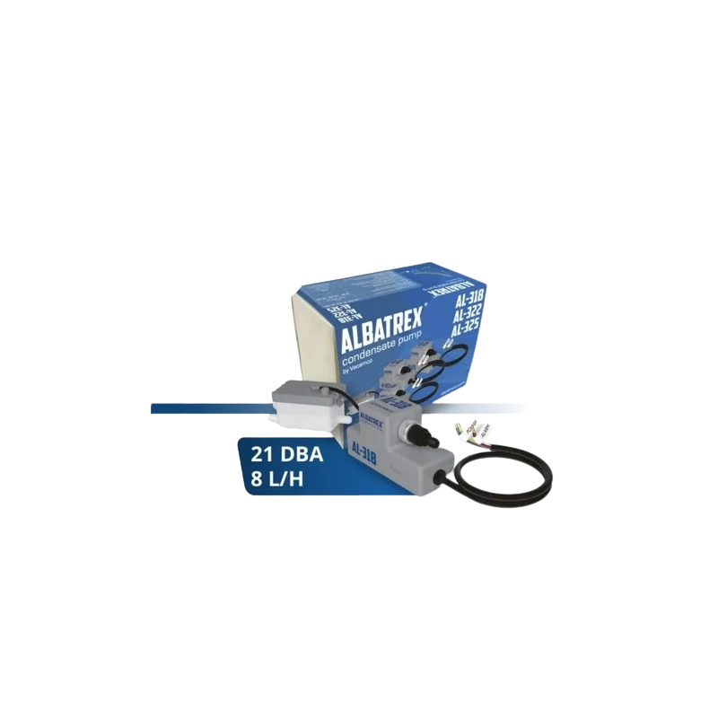 KONDENZVÍZ SZIVATTYÚ ALBATREX MINI PUMPA 8L/H 21 DBA SZÜRKE (AL-318)
