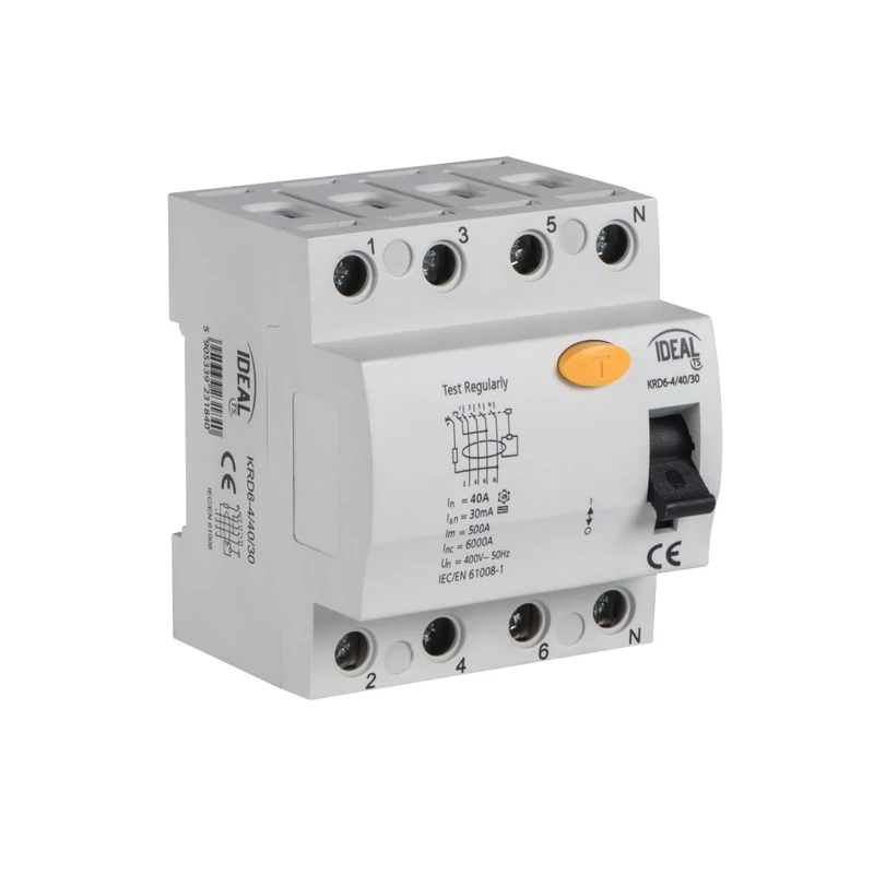 KANLUX IDEAL ÉLETVÉDELMI RELÉ, 2P KRD6-4/40/30