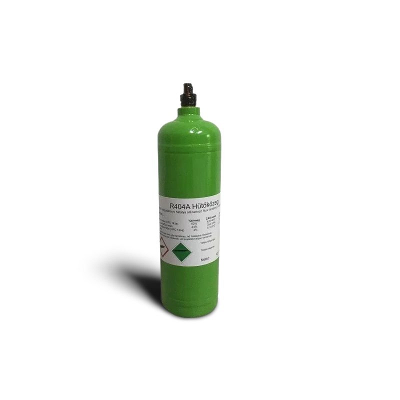 REGENERÁLT R404A HŰTŐKÖZEG ÚJRATÖLTHETŐ PALACKBAN 1L (0,79 KG/PALACK) GWP 3922 (A TERMÉK ÁRA TARTALMAZZA A PALACK ÁRÁT IS)