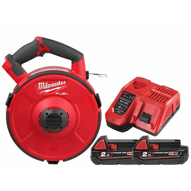 MILWAUKEE M18 FUEL™ KÁBELBEHÚZÓ, 2×2.0 AH AKKUVAL, TÖLTŐVEL M18 FPFT-202 36M ST SET