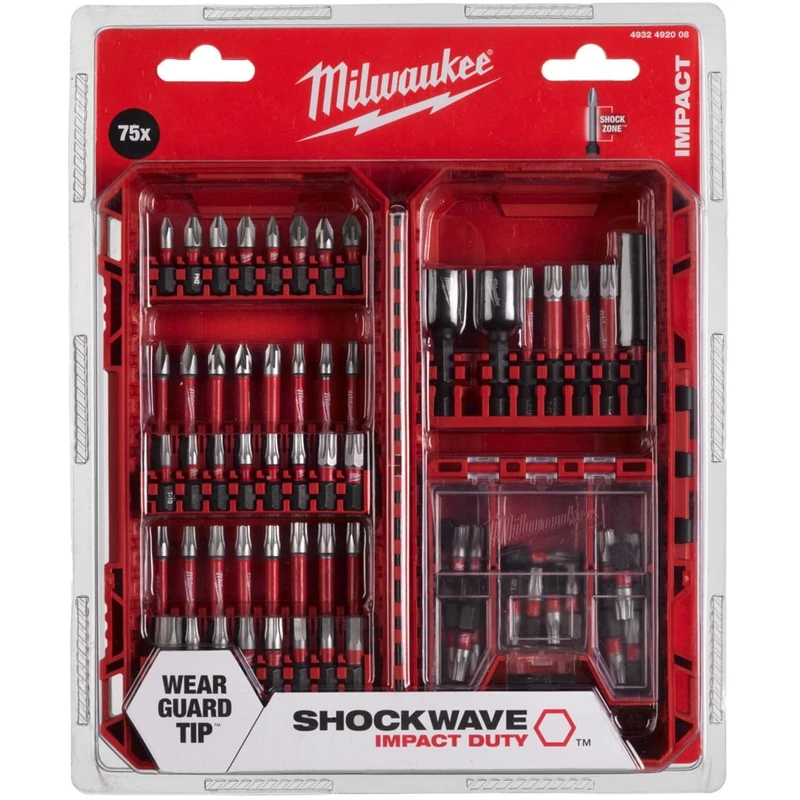 MILWAUKEE 75 DARABOS SHOCKWAVE™ IMPACT DUTY KÉSZLET