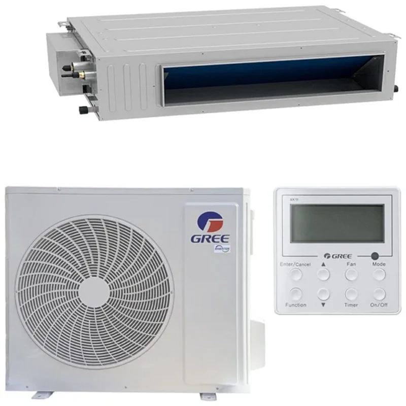 GREE GUD125PHS1/A-S + GUD125W1/NHA-S LÉGCSATORNÁS KLÍMA SZETT (UM6) 12 KW