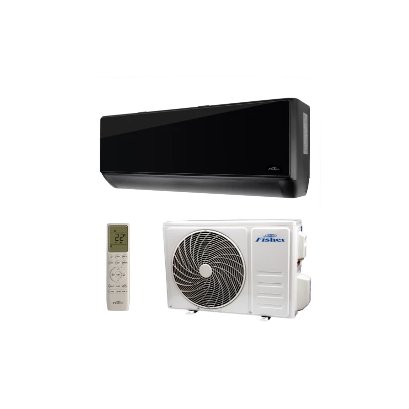 FISHER BLACK (FSAIF-BL-91FE3 / FSOAIF-BL-91FE3) KLÍMA MONO OLDALFALI SZETT FEKETE 2,5 KW