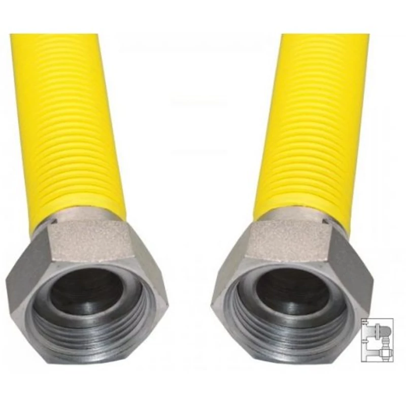 FLEXIBILIS BORDÁSCSŐ GÁZRA 3/4"-3/4" KB 500X850 (FF) (AYVAZFLEX)