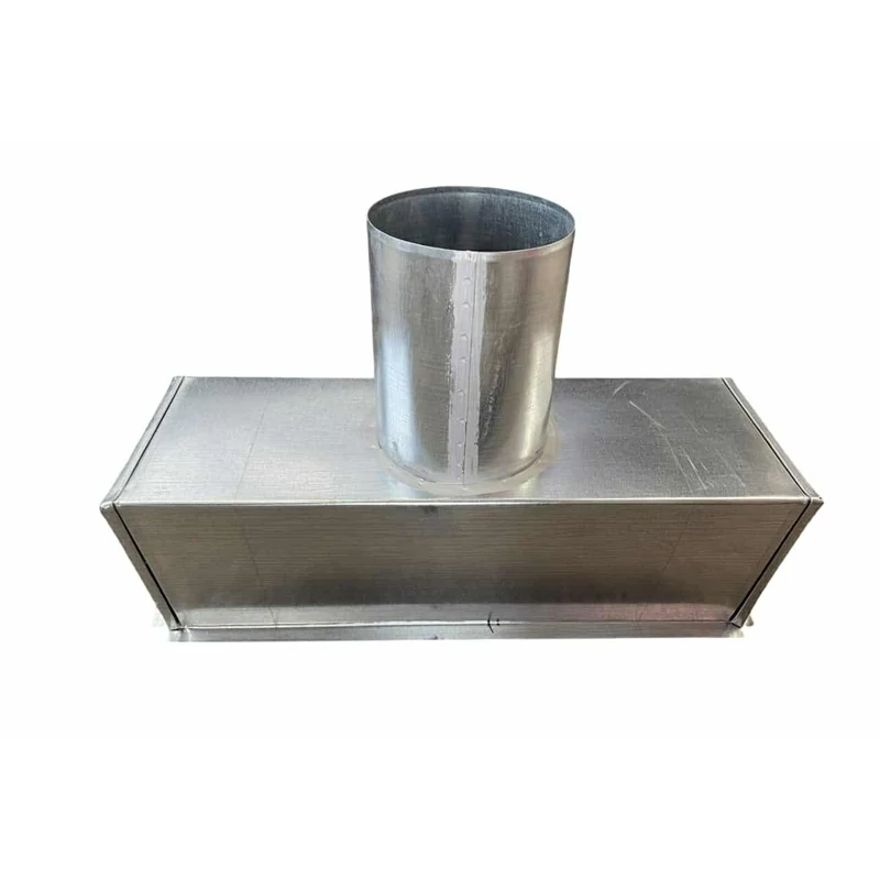 LÉGTECHNIKAI OSZTÓDOBOZ 202X708MM 150MM CSŐCSONK